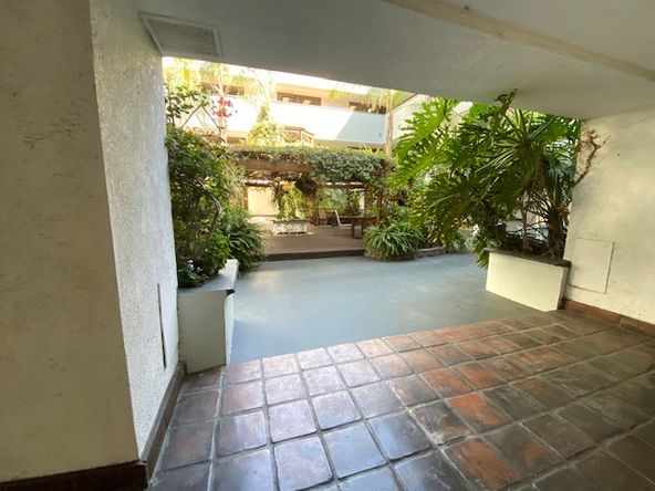 FRESH AIR, GLASS DOOR TO OUTDOOR PATIO.